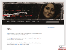 Tablet Screenshot of mojganshajarian.com